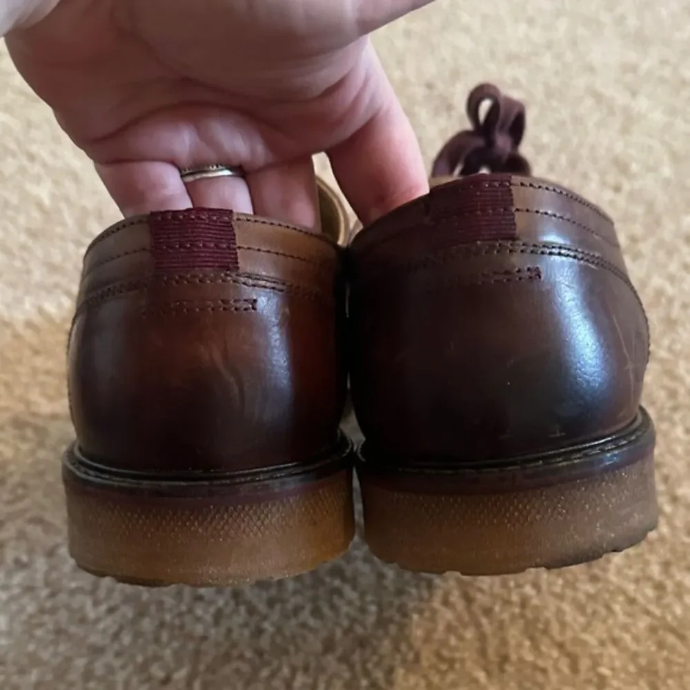 Timberland Oakrock Oxford Dress Shoes Mens Size 8 Career Leather Preppy Business